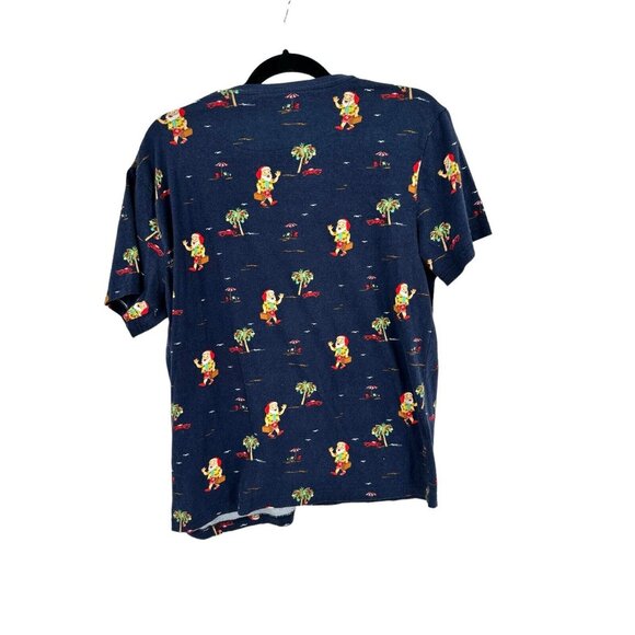 Denim & Flower Ricky Singh Santa Claus Hawaiian T-Shirt Mens Large Christmas - Picture 6 of 6